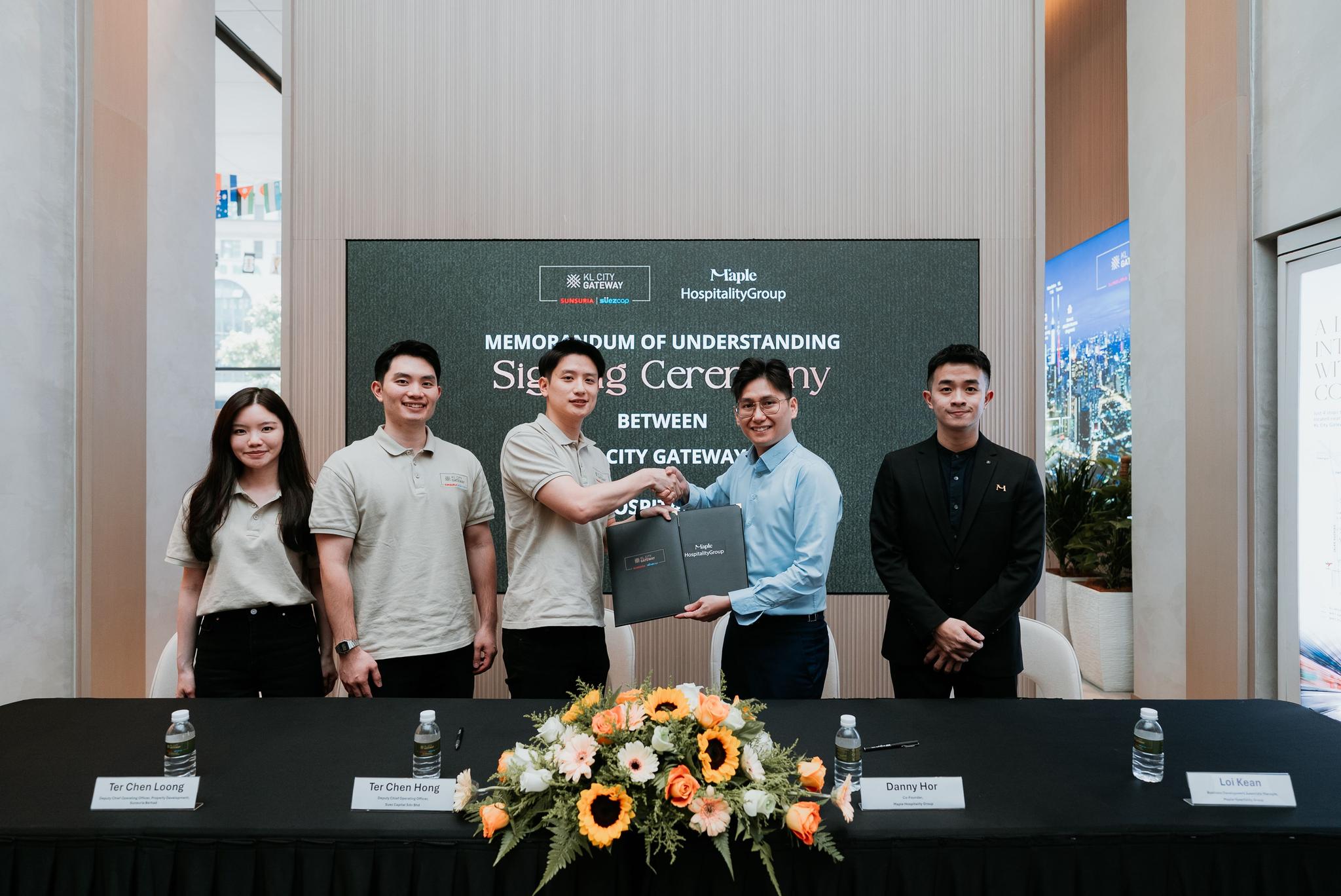 KL City Gateway appoints Maple Hospitality Group as hospitality management partner for Sutera Suites